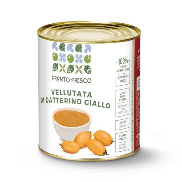 Vellutata di datterino giallo per ristorazione - 2