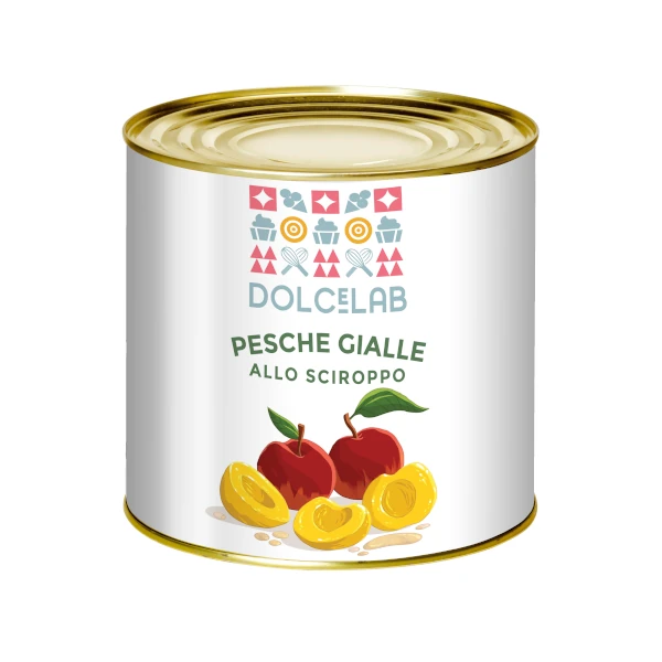 Pesche gialle allo sciroppo per ristorazione - 2